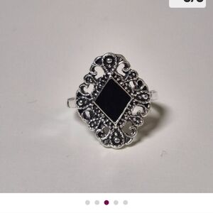 Black Diamond Bohemian Ring